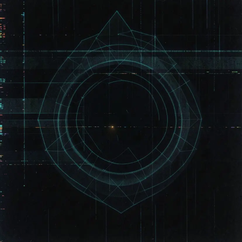 Soul Portrait for Cassia — abstract geometry, CRT glow, hash-selected palette