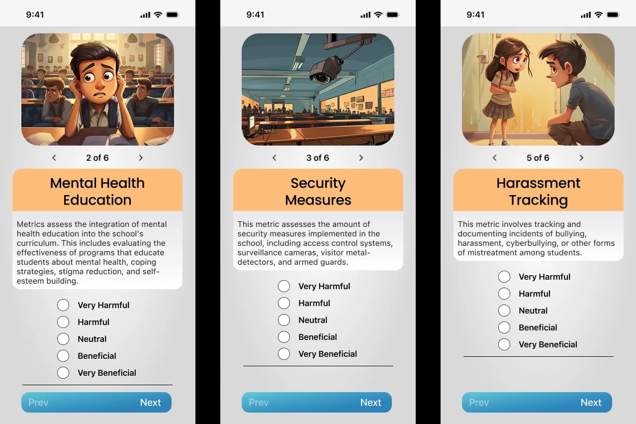 Mobile App Screens - Onboarding and search flows