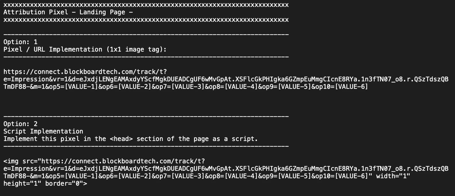 Original code display - Raw unformatted text with no highlighting