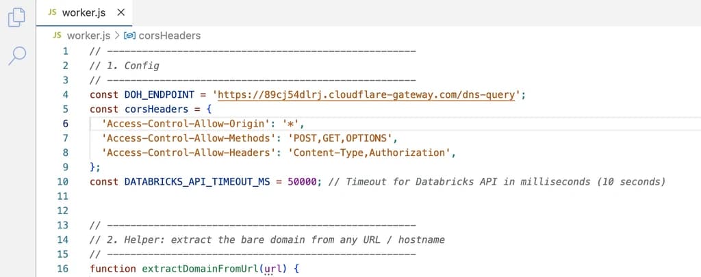Cloudflare Workers CORS proxy layer architecture